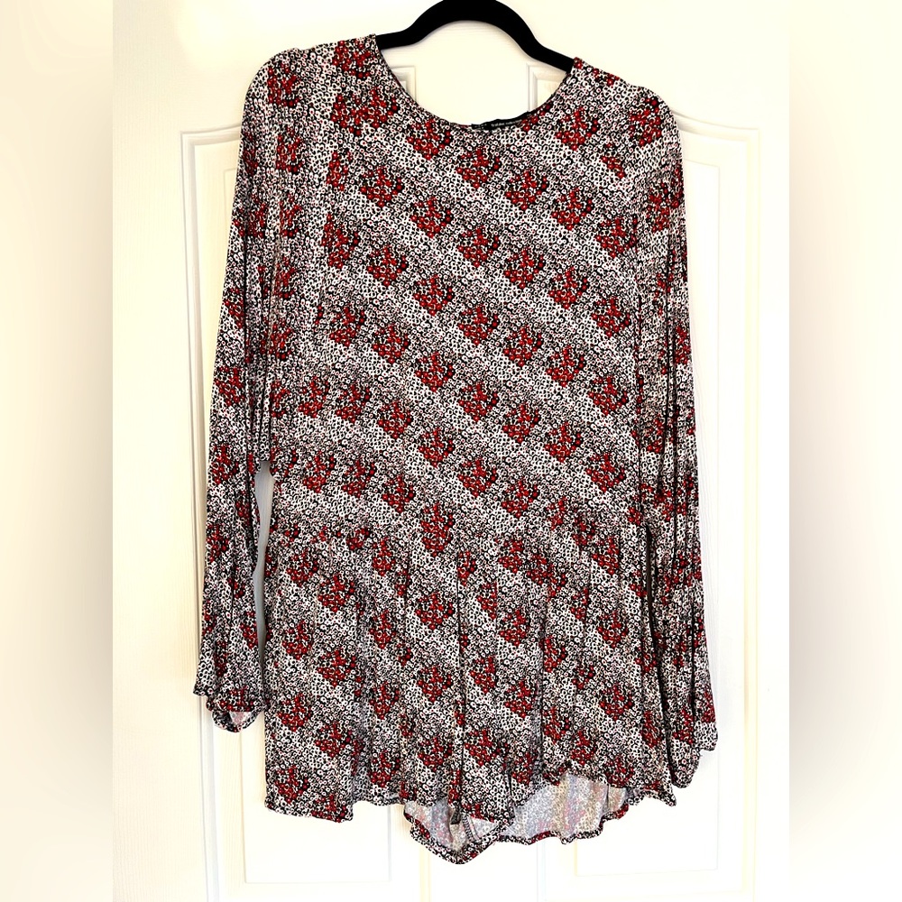 Long sleeve floral Zara romper